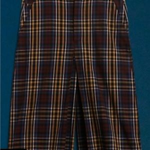 Banana Republic plaid culottes, size 34